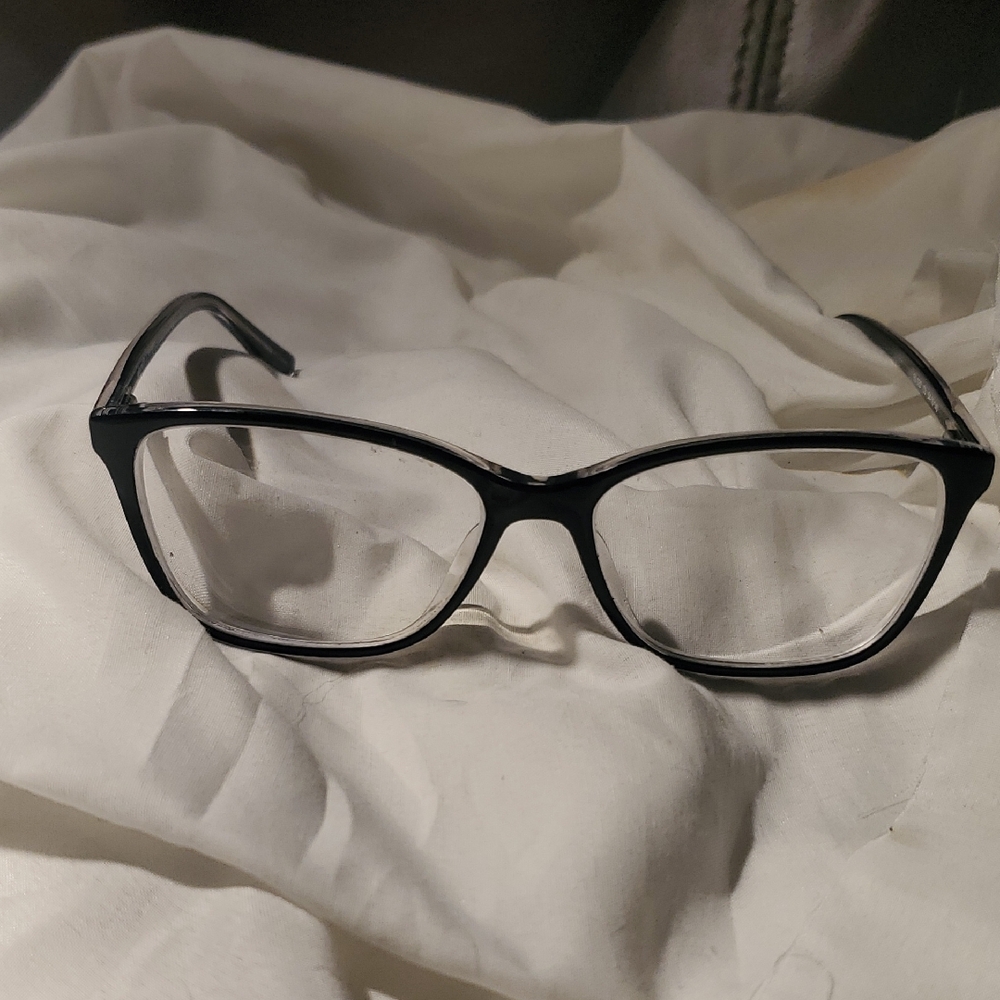Women's Black Full-Rim Fashion Eyeglasses